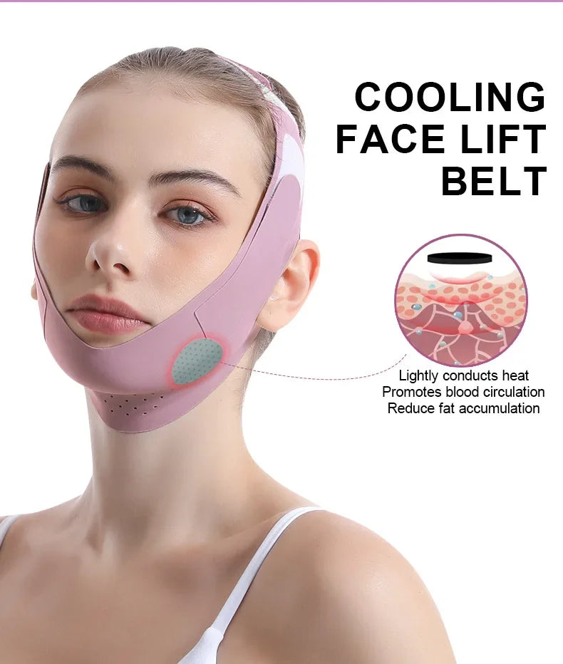 Graphene Face Slimming Bandage V-Line Face Shaper Facial Chin Cheek Lifting Belt Anti Wrinkle Face Lift Up Strap Skin Care Tools