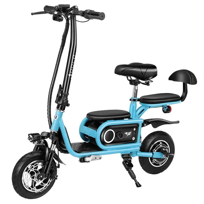 Folding Electric Scooter Three-wheel For The Elderly And Disabled Travel Mini Small With Backrest Mobility Scooter Parent-child