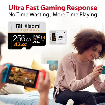 Mijia Xiaomi 128GB 256G SD Memory Card 1TB Class 10 High Speed Flash TF 2TB SD Card Micro TF SD Card For Nintendo Switch ps vita