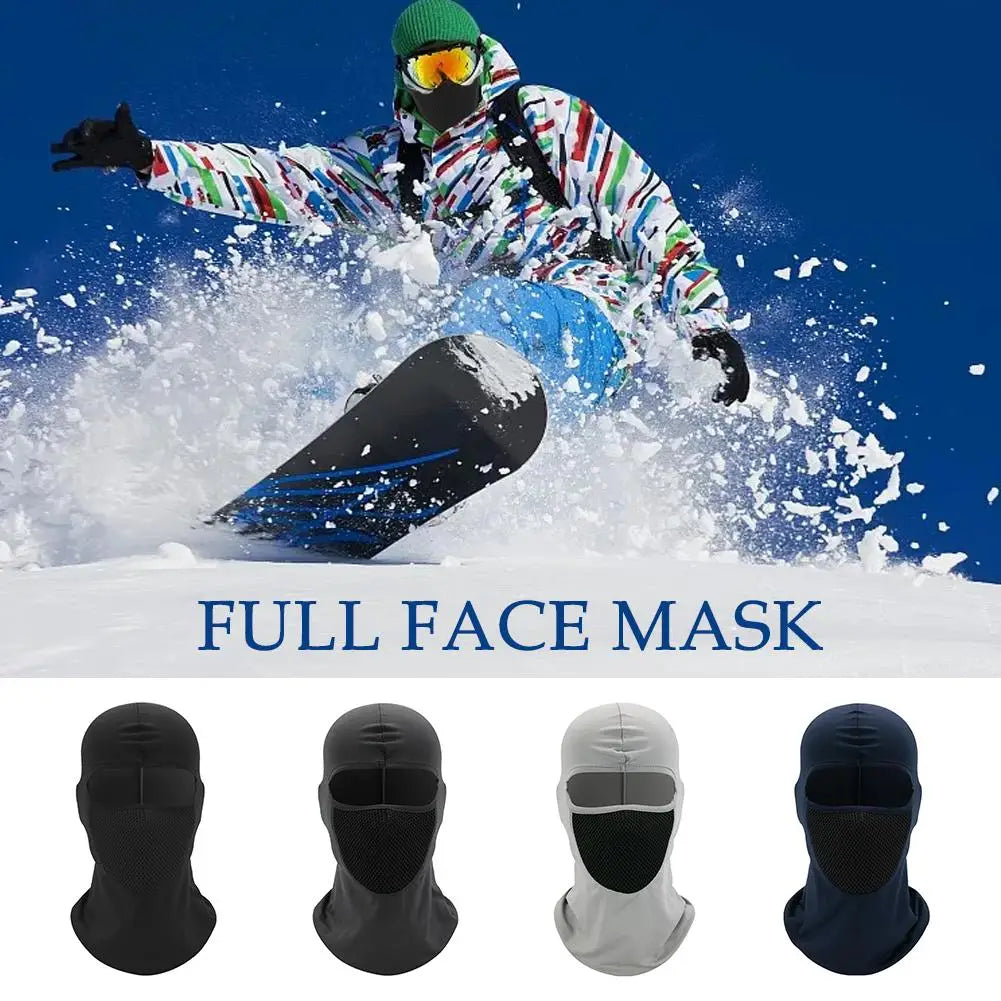 Outdoor Cycling Balaclava Full Face Cover Quick Dry Dustproof Elastic Breathable UV Protection Ski Cycling Sports Face Mask Hat