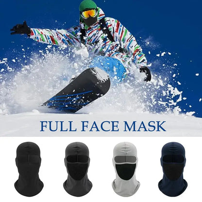 Outdoor Cycling Balaclava Full Face Cover Quick Dry Dustproof Elastic Breathable UV Protection Ski Cycling Sports Face Mask Hat