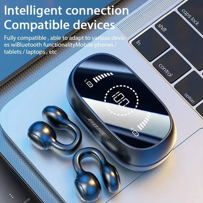 Original Bosebye M47 Bone Conduction Bluetooth Headphones Sports Gaming Earbuds With Microphone HiFI Stereo Sound TWS Earbuds