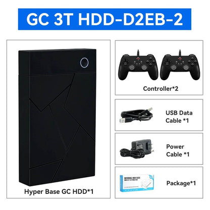 3TB Portable Gaming HDD LaunchBox/Retrobat/Playnite Retro Game Console with 17300+ AAA/3D/Retro Games for PS4/PS3/PS2/Switch/Wii - MarvelouStoree