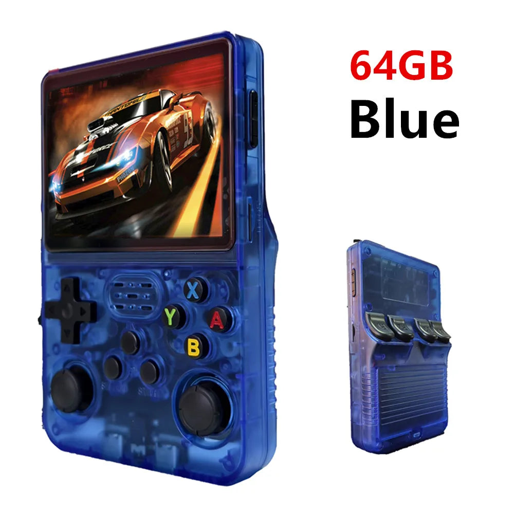 R36S Retro Handheld Video Game Console Linux System 3.5 Inch IPS Screen Portable Pocket Video Player 128GB Games Boy Gift