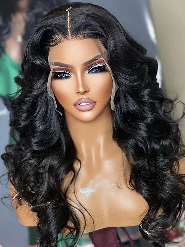 180% Body Wave Glueless Wig Glueless Body Wave Human Hair Wigs For Women 13x4 Lace Frontal Human Hair Wig Glueless Wig Human Hai