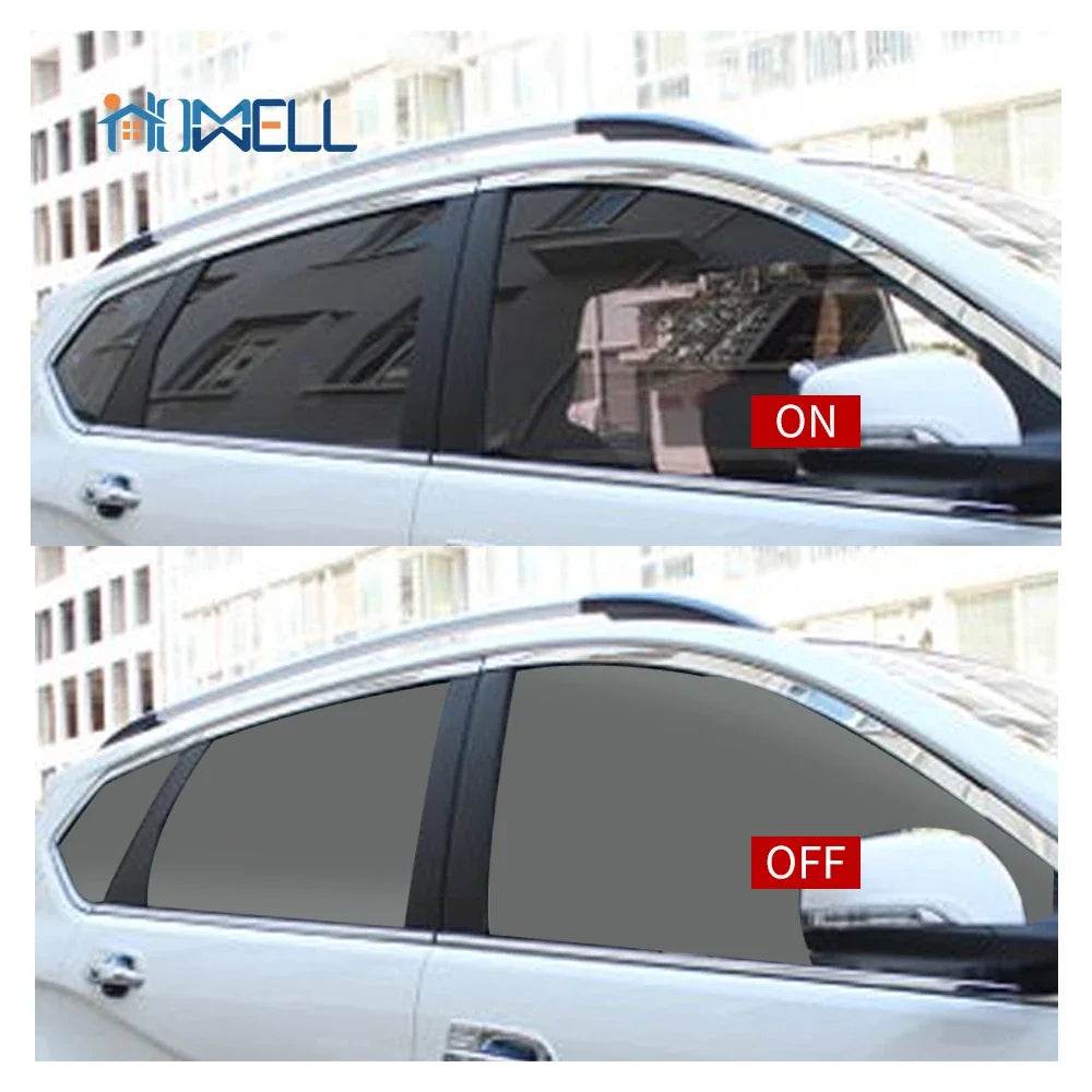 Free shipping self-adhesive PDLC window coloring intelligent film for customized four pieces of window concealment - MarvelouStoree