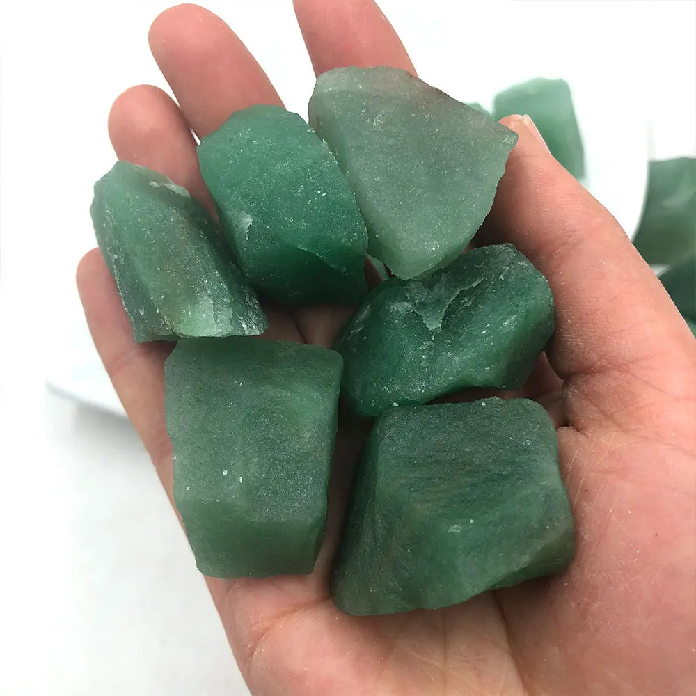 1pc Natural Raw Green Aventurine Rough Stone Quartz Crystals Rock Healing Reiki Mineral Aquarium Home Room Decoration Energy