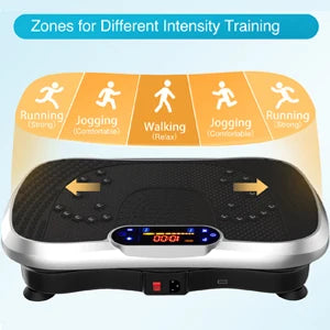 Vibration Plate Fitness Platform Exercise Machine Vibrating Lymphatic Drainage Shaking Full Body Shaker Workout Vibrate Stand