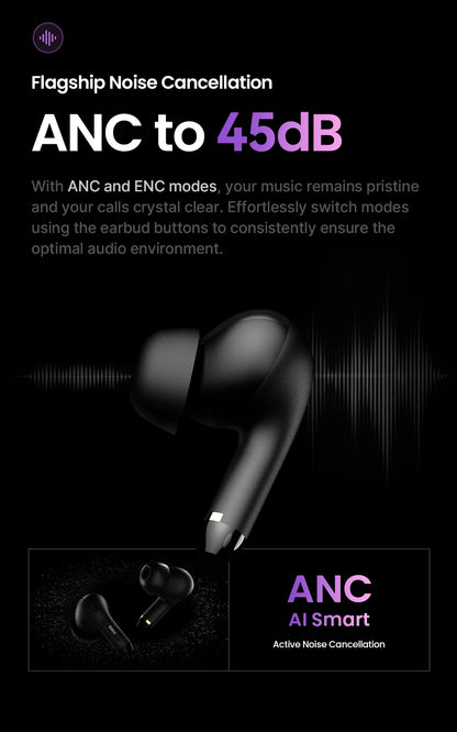 iKKO World's First AI TWS Earbuds with Smart System&Touchscreen ActiveBuds Bluetooth Earphones Wireless Headphone In-Ear Headset