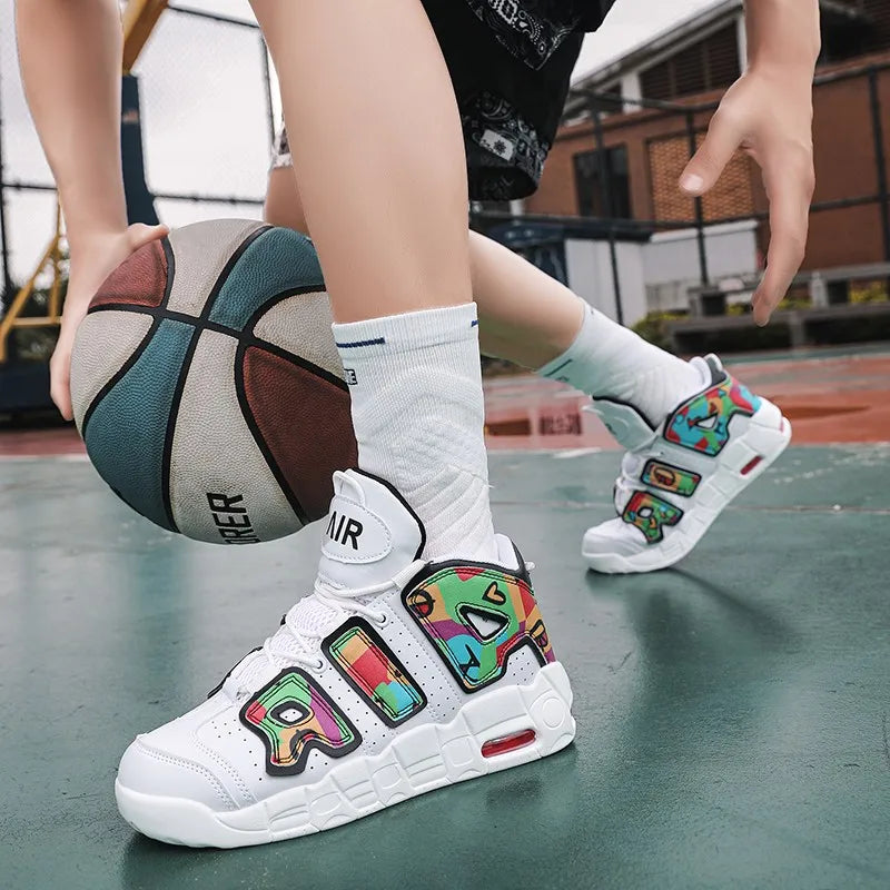 Men Basketball Shoes Running Shoes Men Sneakers Casual Sprots High Top Shoes Field Fashion Couple Tennis Shoes for Men and Women