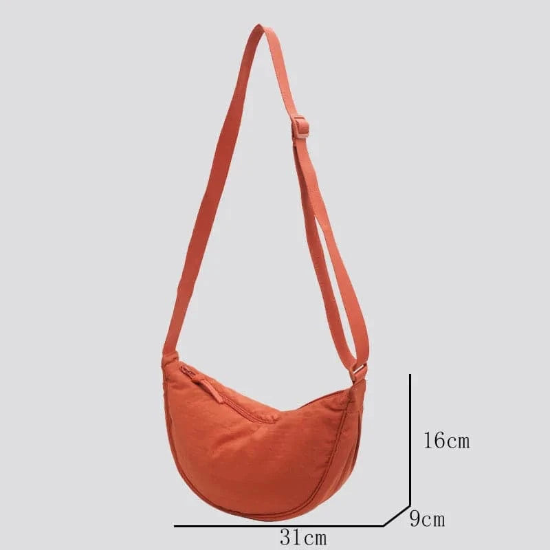 Casual Nylon Hobos Crossbody Bag for Women Designer Shoulder Bags Large Capacity Tote Lady Travel Shopper Bag Female Purses 2024