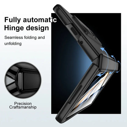 For Samsung Galaxy Z Fold 4 Case Brand Shockproof Full Coverage  Hinge Protection Ultra-Thin Samsung Case With Screen Protector