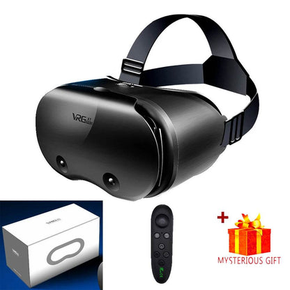 3D Virtual Reality VR Glasses For iPhone Android Smartphone Cell Mobile Phone Helmet Headset Wirth Real With Controller Lenses - MarvelouStoree