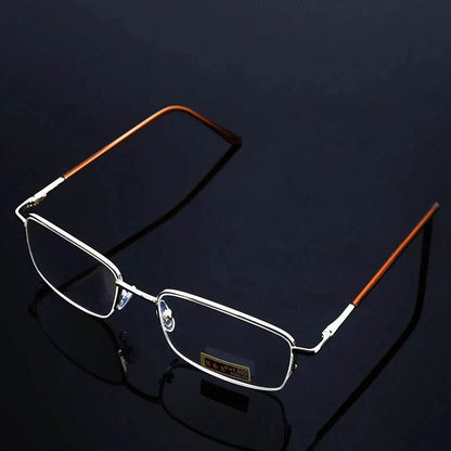 Men Glass Reading Glasses Presbyopic Eyewear0.5 0.75 1.0 1.25 1.5 2.0 2.25 2.5 2.75 3.0 3.25 3.5 3.75 4.0 4.5 5.0 Unisex - MarvelouStoree