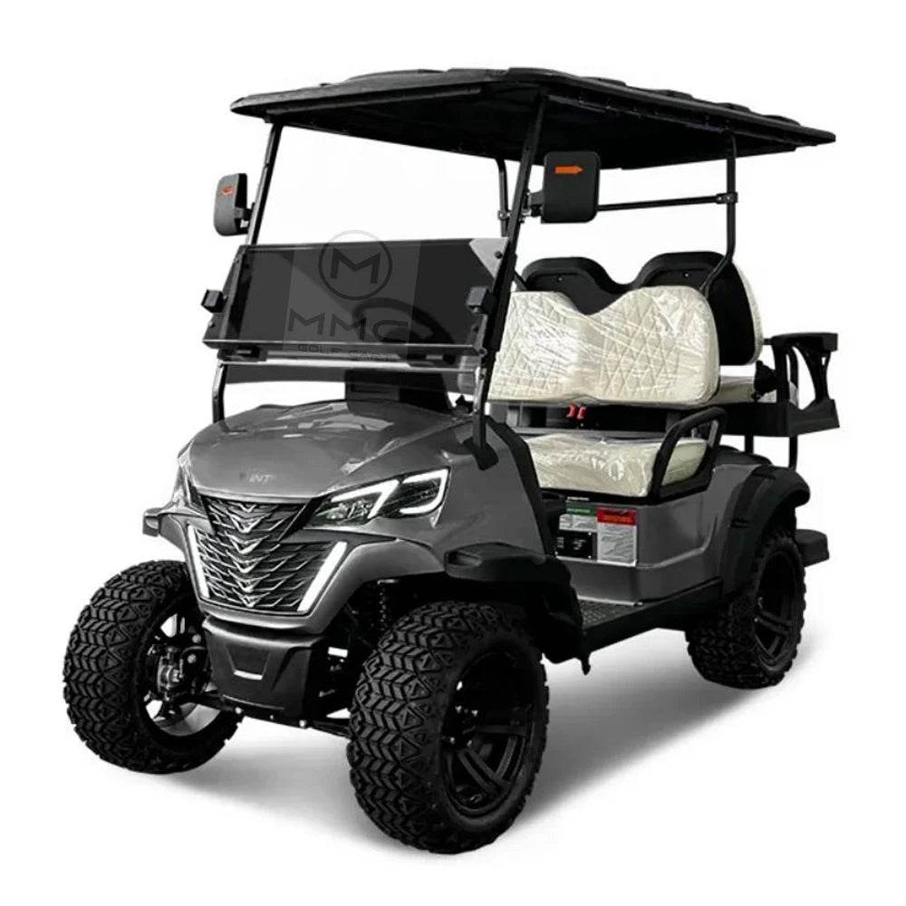 Customize New Club Sightseeing Golf Car 4/6 Seater 48V 60V Off-road Solar Electric Golf Cart - MarvelouStoree