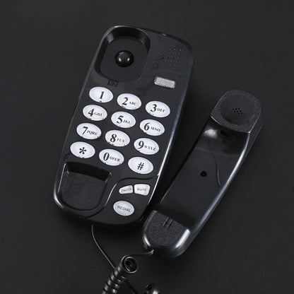 KXT-580 Big Button Corded Phone Telephones Landline Phone with Call Light Redial Support Wall Mount or Desk Phone