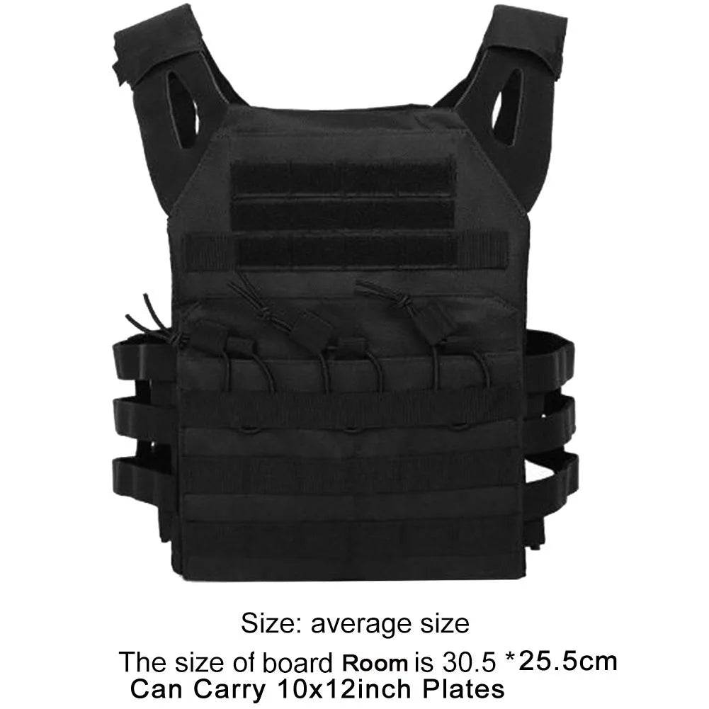 Military Tactical Vest Waterproof Outdoor Body Armor Lightweight JPC Molle Plate Carrier Hunting Vests CS Game Jungle Equipment - MarvelouStoree