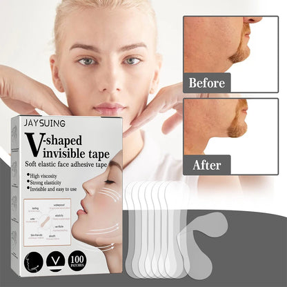 Invisible Face Lifting Tapes Wrinkle Removal Sticker Adhesives Forehead Neck Pad Anti Aging Shrink Patch V Facial Slimming Mask