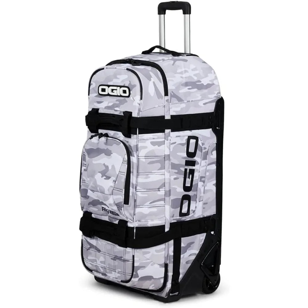 Rig 9800 Wheeled Travel Bag 34" H x 16.5" W x 15.25" D Capacity 7500 Cubic Inches,Camo