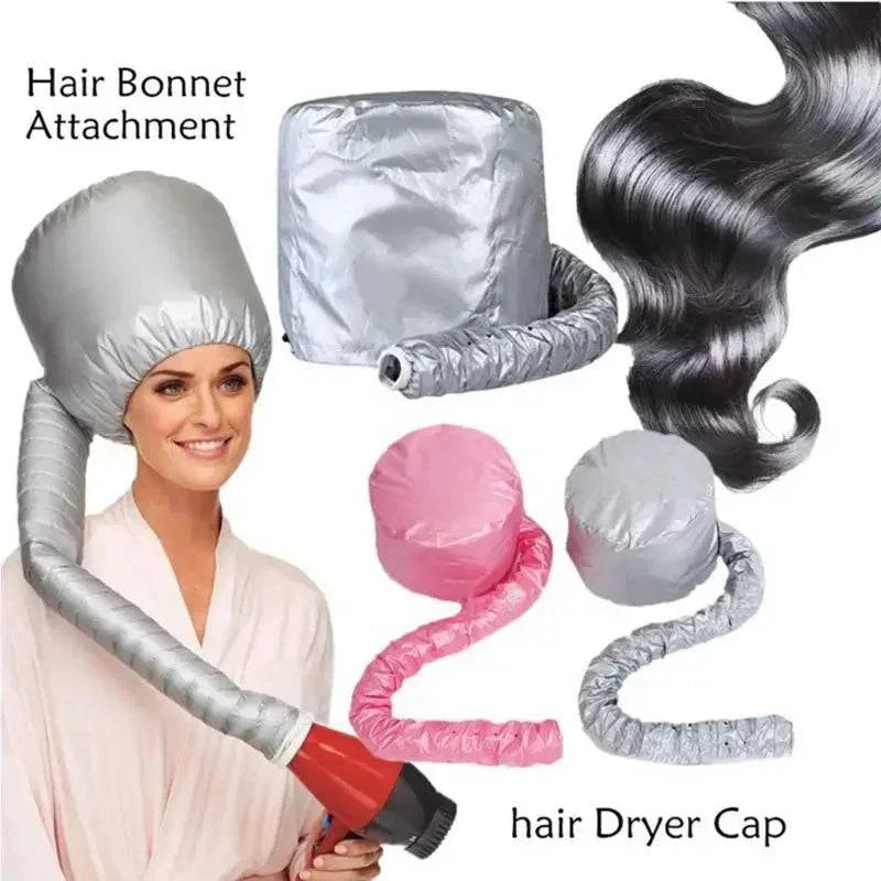 Portable Hair Bonnet Dryer Cap Lazy Man Hair Dryerr Cap Quick Dry Hair Dryer Heating Set Oil Baking Cap Household Fast Dry