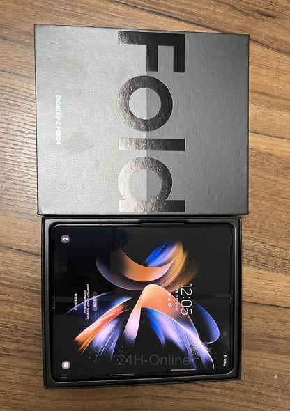 Samsung Galaxy Z Fold 4 Fold4 5G F936N F936U1 7.6" AMOLED 12GB RAM 256/512GB ROM Snapdragon NFC 1SIM+1eSIM 95% New Cell Phone