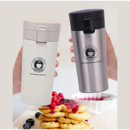 500/350ML Tumbler Thermos Cup Coffee Mug Car Insulated Water Bottle Travel 304 Stainless Steel Vacuum Flasks Drinking Kettle