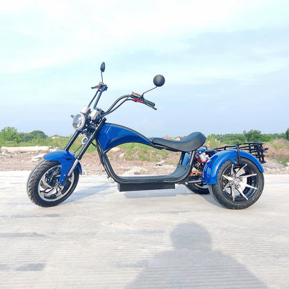 18Inch Fat Tire Electric Motorcycle Max Speed 40KM/H 1500W Powerful Motor Max Load 250KG Adult Citycoco Electric 3 Wheel Scooter