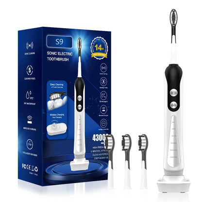 SUBORT S9 Sonic Electric Toothbrush Cordless USB Rechargeable Whitening Toothbrush Waterproof Ultrasonic Automatic Tooth Brush