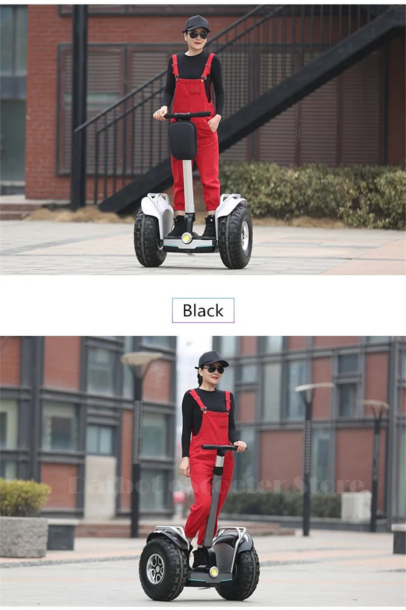 Daibot Powerful Electric Scooter 19 Inch Two Wheesl Self Balancing Scooters Off Road Hoverboard Skateboard For Adults Big Wheel