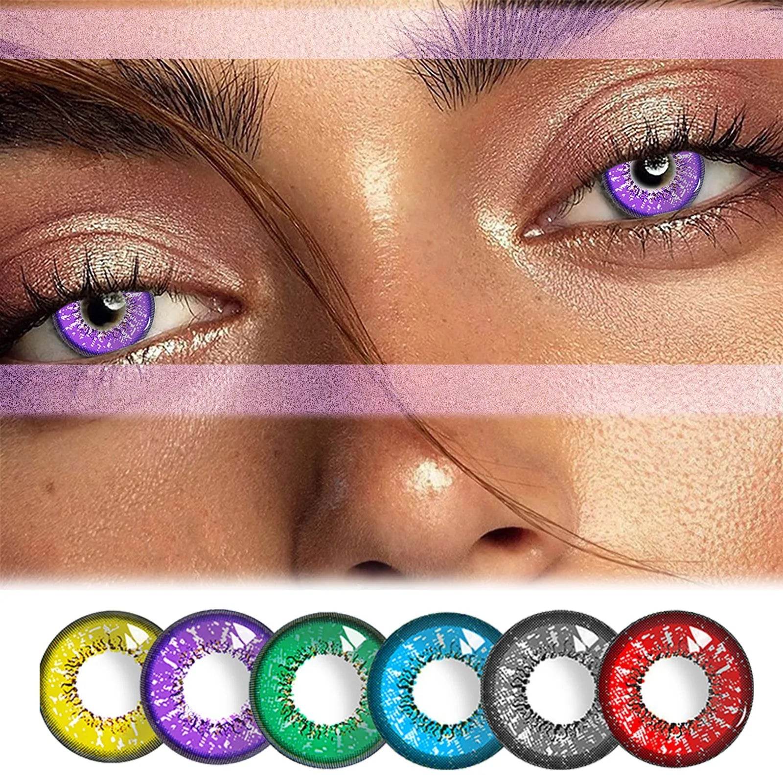 2024 Hot Female Cosplay Contact Colored For Eyes, Women's Make Up Accessories, Best Present 8ml - MarvelouStoree