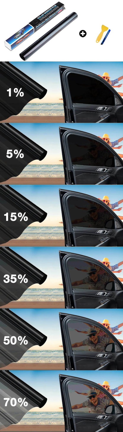 50cmx3/10m Car Window Tint Film Privacy Vinyl Foils Sunshade Stickers Windows Cover Protector Glass UV Sun For Cars Solar Shade - MarvelouStoree