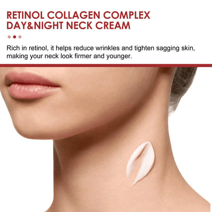 60g Retinol Neck Anti Wrinkle Cream Lift Fade Neck Line Tighten Double Chin Anti Aging Whiten Moisturizer Face Skin Care Product