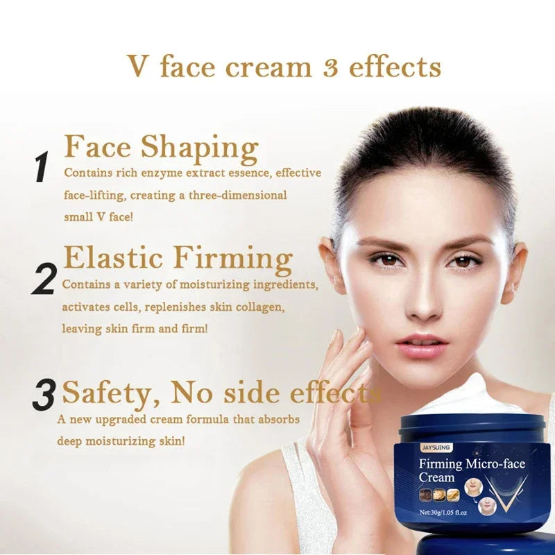 Hot V-Shape Slimming Cream Removal Double Chin Firming Tighten Mandibular line Slimming Masseter Face Muscle Fat Burning Cream