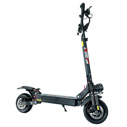 EU UK Stock X6 Adult 55km/h E-Scooter 48V 21Ah Lithium Battery 2400W Dual Motor Electric Scooter with 10inch Tire