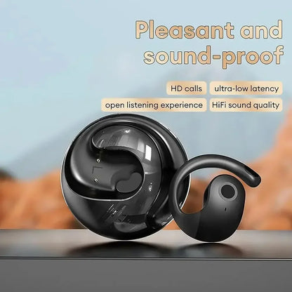 OWS Wireless Headphones Bluetooth Headset with Mics HiFi Stereo Sound Earphones Smart Touch Sports Waterproof Earbuds for phone