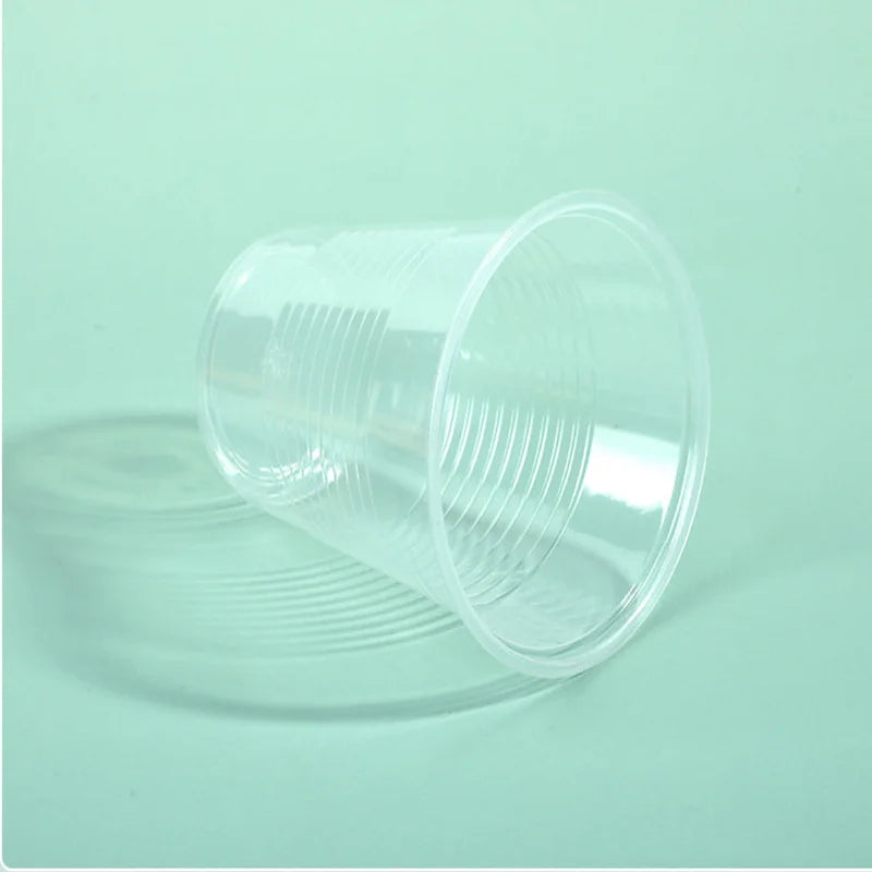 50/100PCS Clear Plastic Cups Disposable Outdoor Tableware Clear Plastic Cups Picnic Birthday Kitchen Wedding 130ML/200ML/300ML