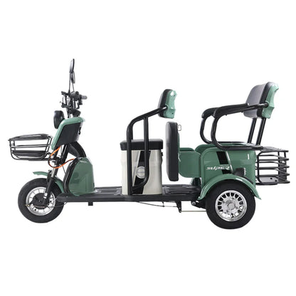 Y3-C6 14INCH Removable Battery Golf Cart 3 Wheel Electric Scooter Electric Tricycle