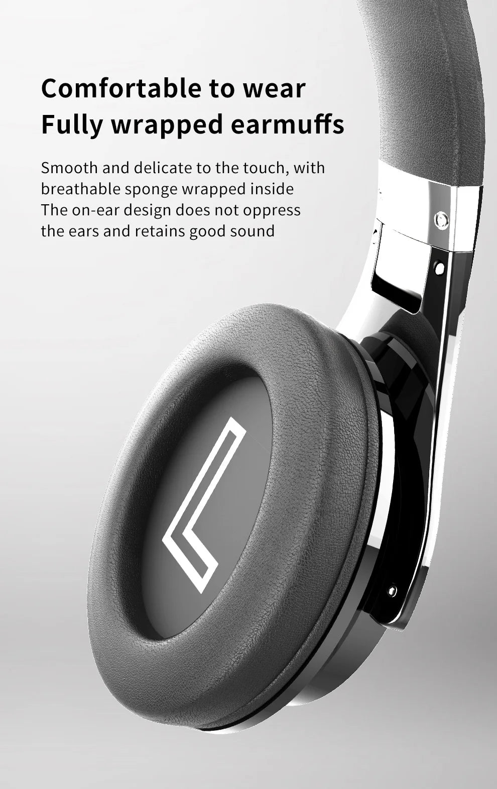 ZEALOT B21 Wireless Bluetooth Headphones Foldable Bass Wireless Headset with Microphone for Computer,Phones Touch Control