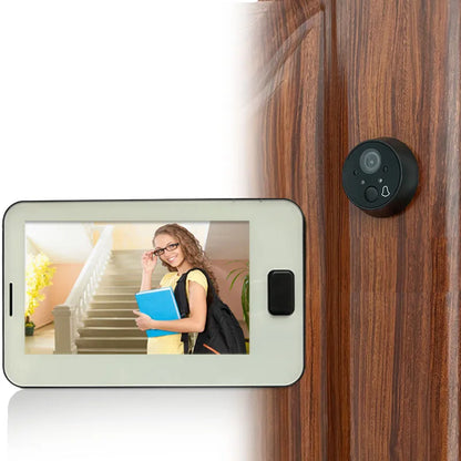 4.3 Inch video peephole Viewer IR Night Vision HD Camera Cat Eye Door Bell Smart HomeUltra wide angle Video Doorbell Camera