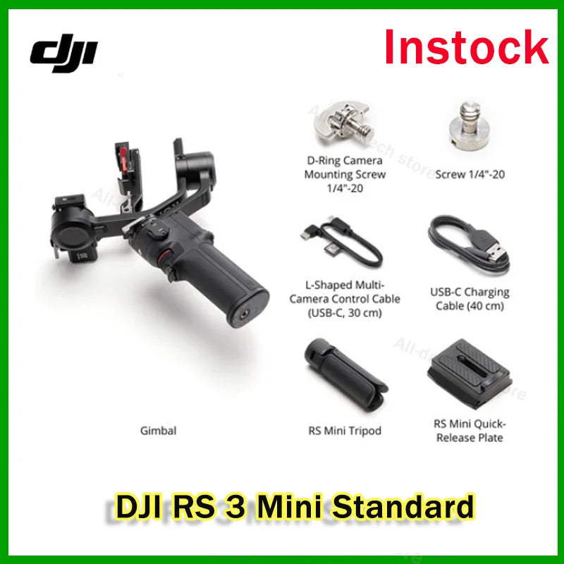 For DJI RS3 / DJI RS 3 Combo DJI Ronin S Rs2 RSC 2 Rs3 Pro Mini Stabilizer Handheld Camera Gimbal for Sony Canon DSLR Cameras