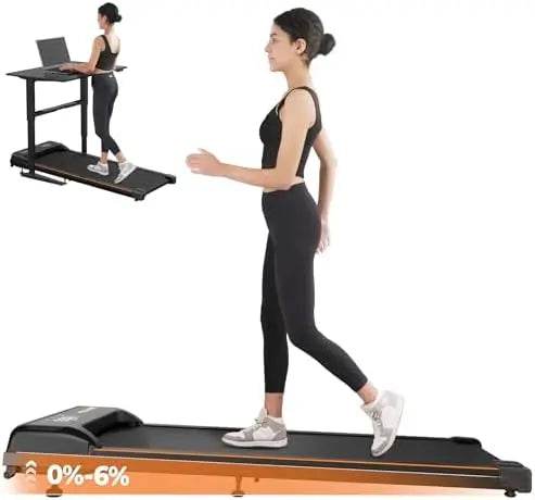 Walking Pad,Treadmill with Incline for Home Office, 2.5HP Portable Under Desk Treadmill with 265 Lbs Capacity,Remote Control, Le - MarvelouStoree