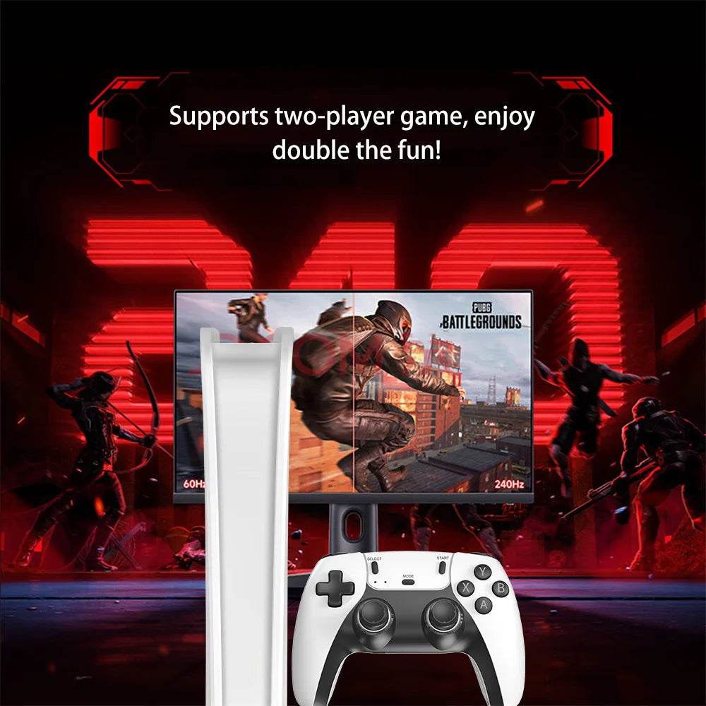 4K Pro Game Stick 64G 30000+ Video Game Console 2.4G Double Wireless Controller 4K Retro Game TV Stick Retro Classic Games - MarvelouStoree