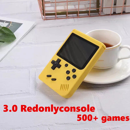 Retro Portable Mini Handheld Video Game Console 8-Bit 3.0 Inch LCD Color Kids Game Player Built-in 500 games For Kid Xmas Gift