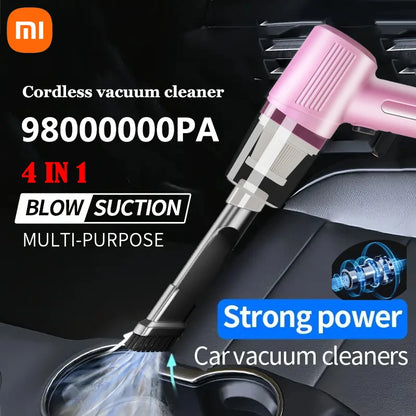 Xiaomi Cordless Car Vacuum Cleaner Multifunctional Portable 98000000 High-Power Suction And Blowing Dual-Use For Dry And Wet