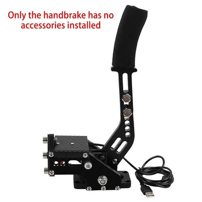 USB Handbrake SIM For G25/27/29 T300 T500 PC Racing Games Fanatecosw Dirt Rally Hand Brake System Red Black Blue HB-1009