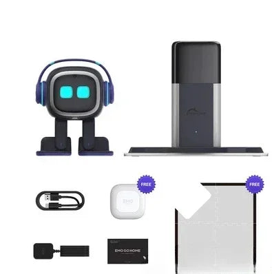 EMO Support Interactive Desktop Voice Recognition Intelligent AI Robot Companion Go Home Emotional EMO Robot Children Grow Gifts