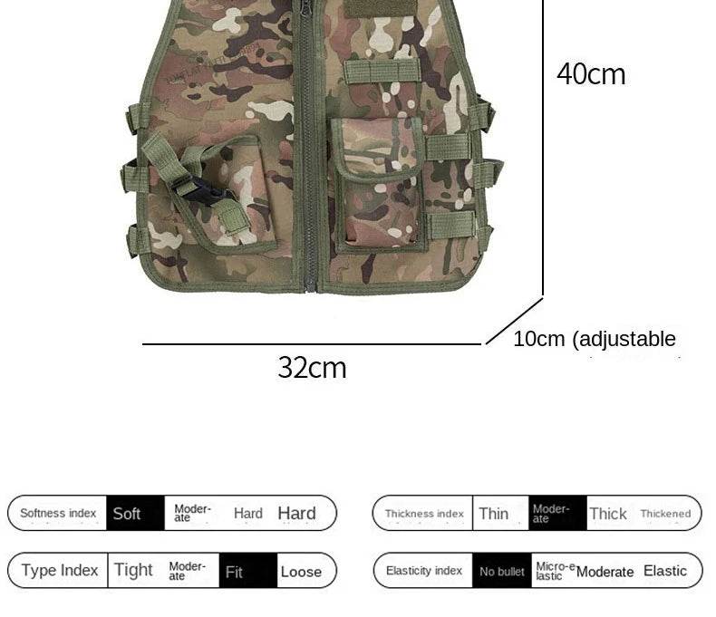 Kids Camouflage Military Uniform For Boy Special Forces Combat Tactical Vest Girls Militar Cosplay Training Soldier Clothes