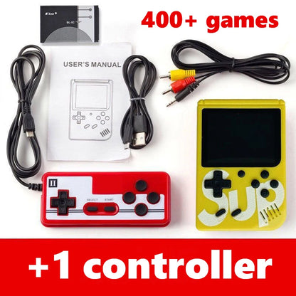 Retro Portable Mini Handheld Video Game Console 8-Bit 3.0 Inch LCD Color Kids Game Player Built-in 500 games For Kid Xmas Gift