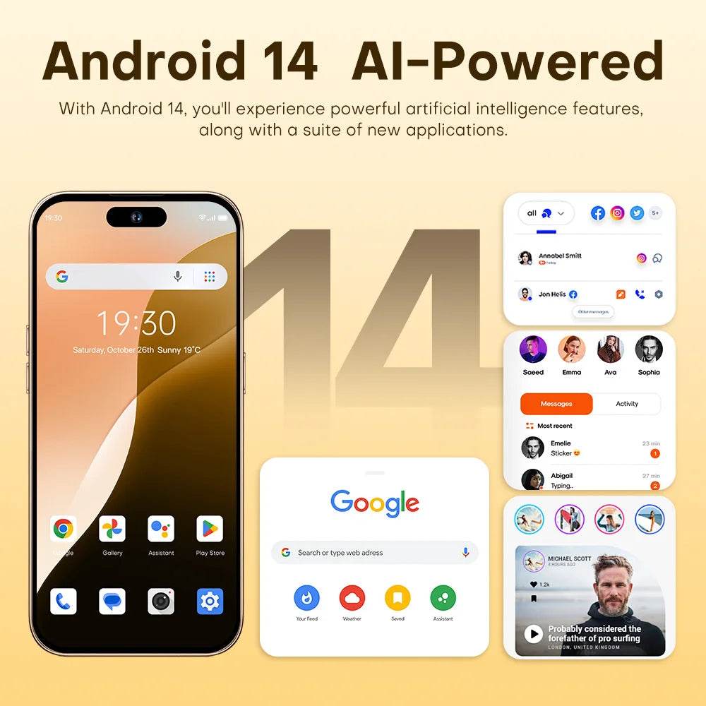 Original For Brand 16GB+1TB For Smartphone 7.3 inch XS16 Pro+ Full Screen 4G 5G Cell Phone 8000mAh Mobile Phones Global Version﻿ - MarvelouStoree