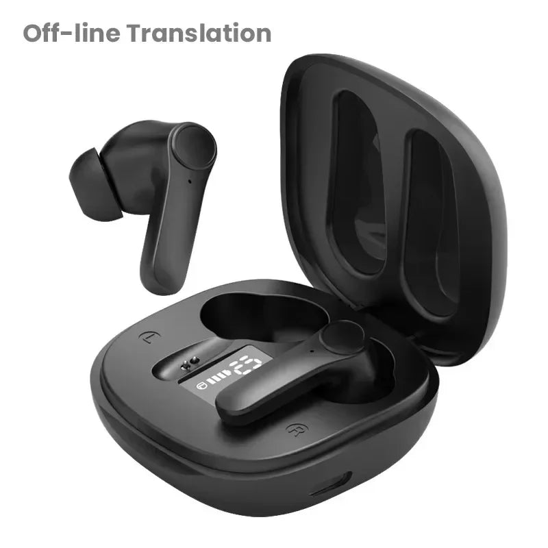 B11 Translation Headphones Real Time Bluetooth Earbuds Translator 144 Languages Simultaneous Business Interpretation Earphones